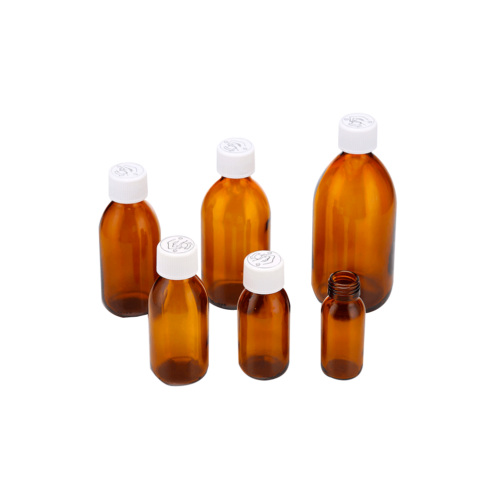 Glass Boston Round Bottles